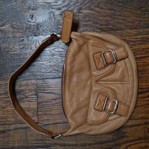 Michael Kors Leather Satchel brown/tan